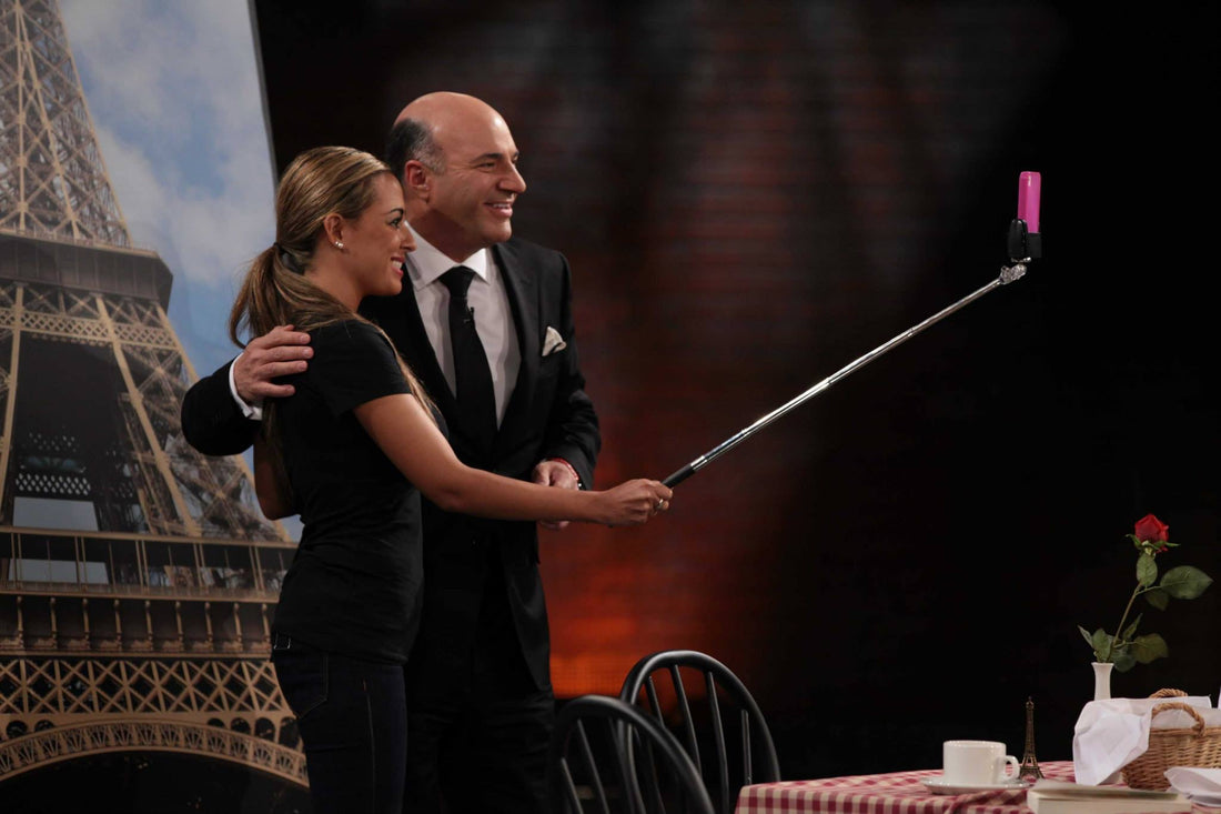 Sage_Fromm_Kevin_Oleary_Shark_Tank_Dragons_Den_quik_pod_selfie_stick