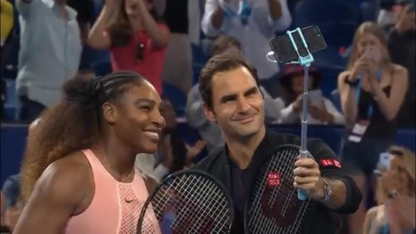 Serena Williams and Roger Federer’s Selfie Stick Photo Goes Viral