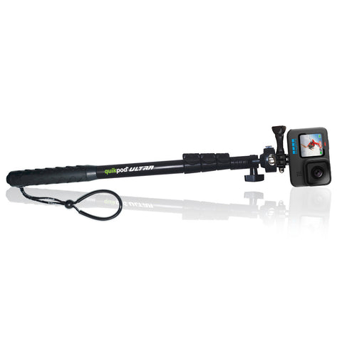 Quik Pod ULTRA - Longest Pole! Saltwater Proof Diving Selfie Stick