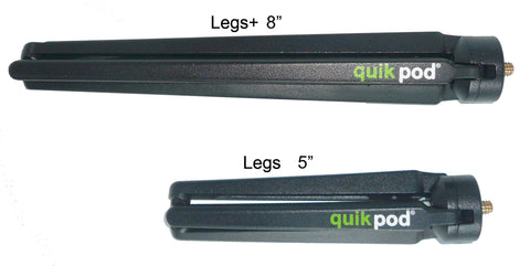 Quik Pod Steel 5" Tripod Legs for Quik Pod POLE and ULTRA